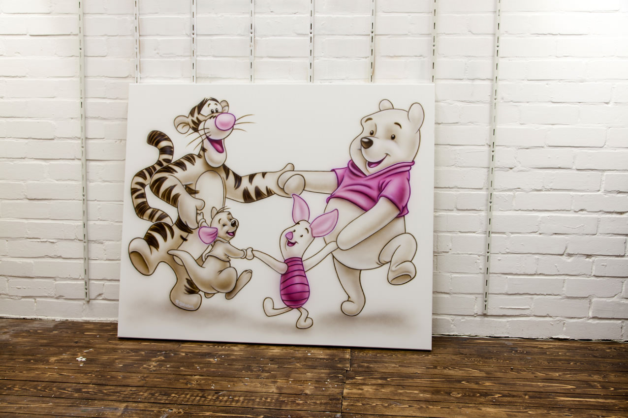 pooh schilderij